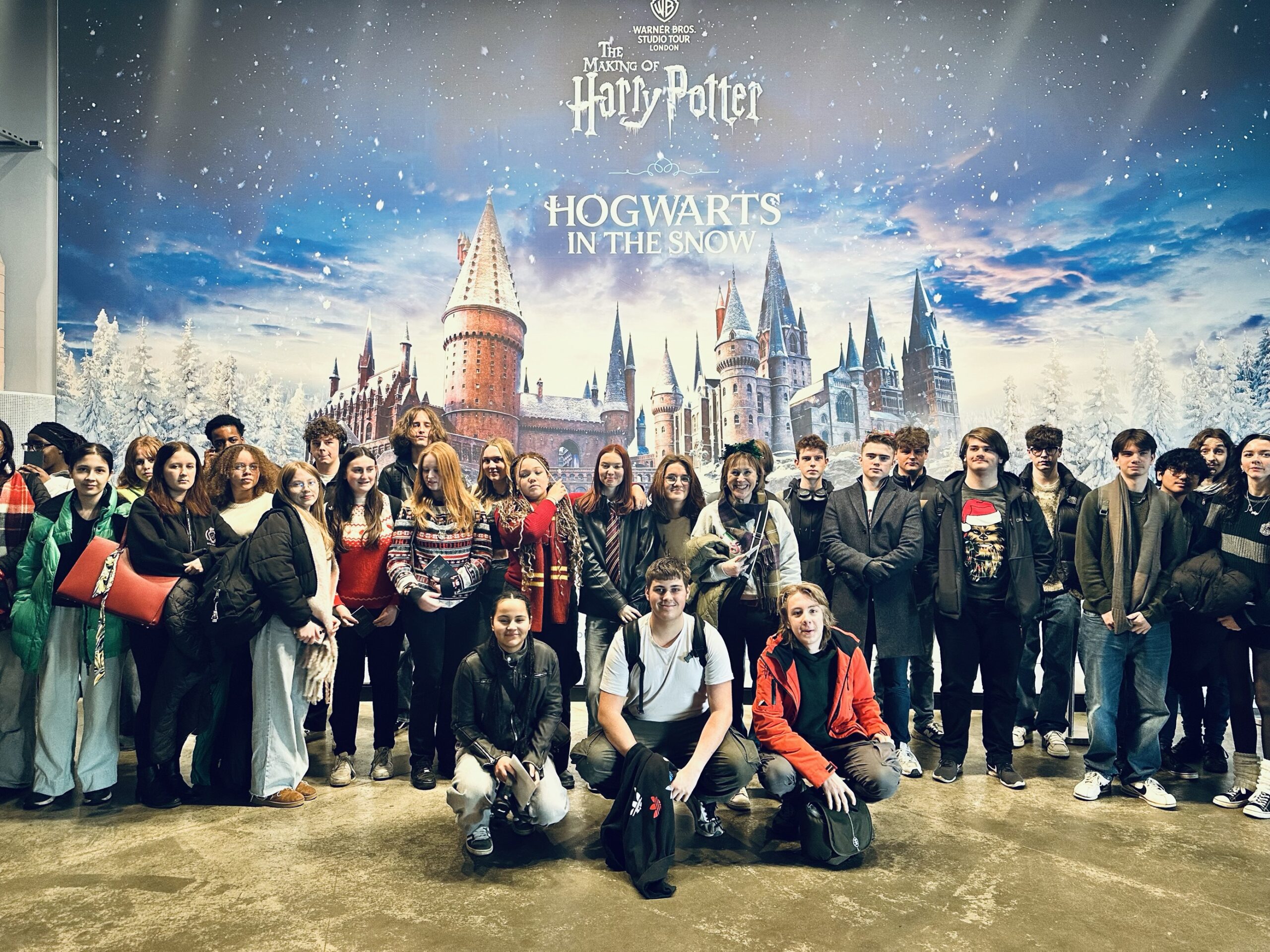 St David's Students visiting Harry Potter Studios