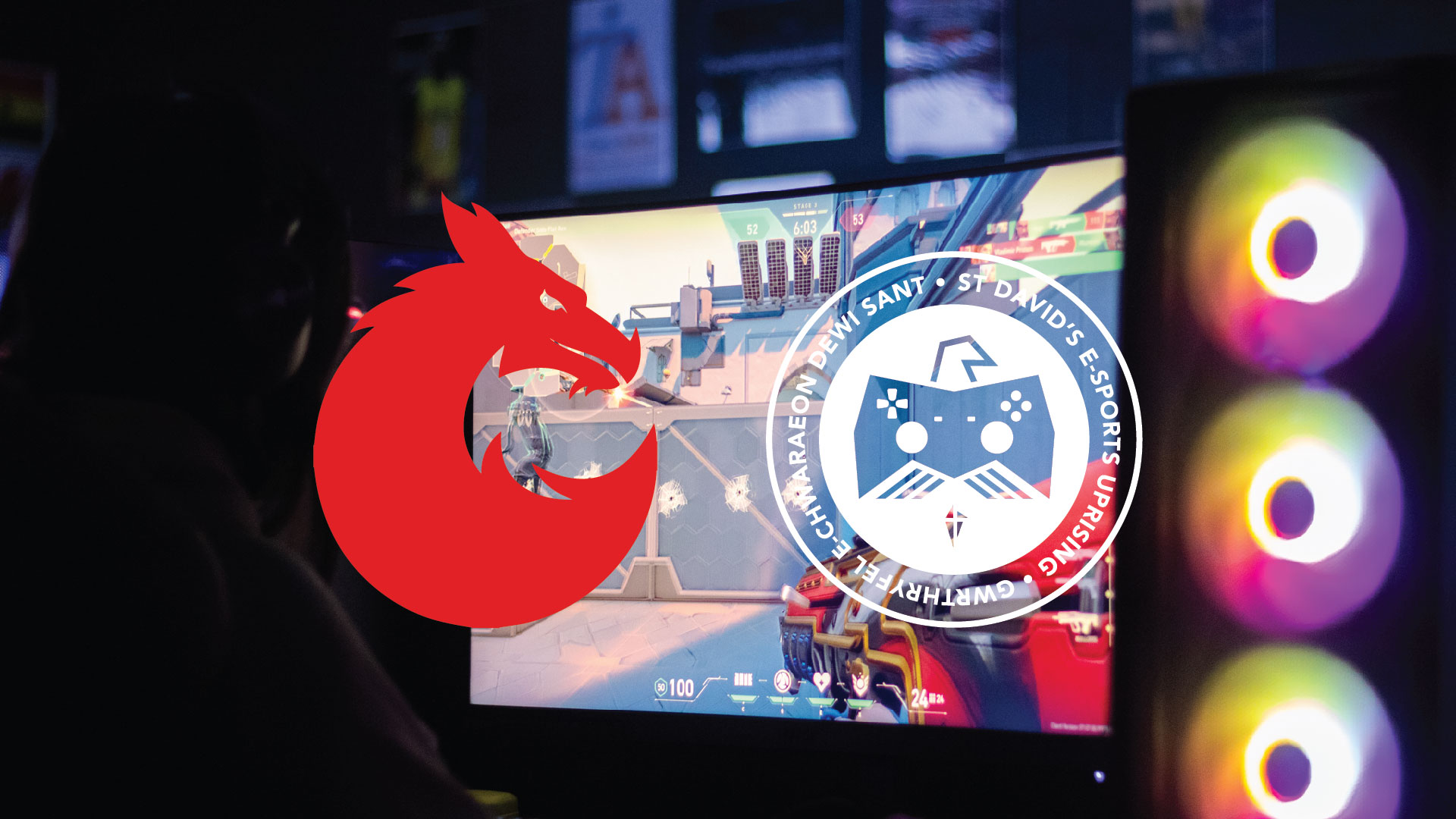 Tîm Esports Dewi Sant yn Sicrhau Lle trydydd yn Cwpan Esports Cymru