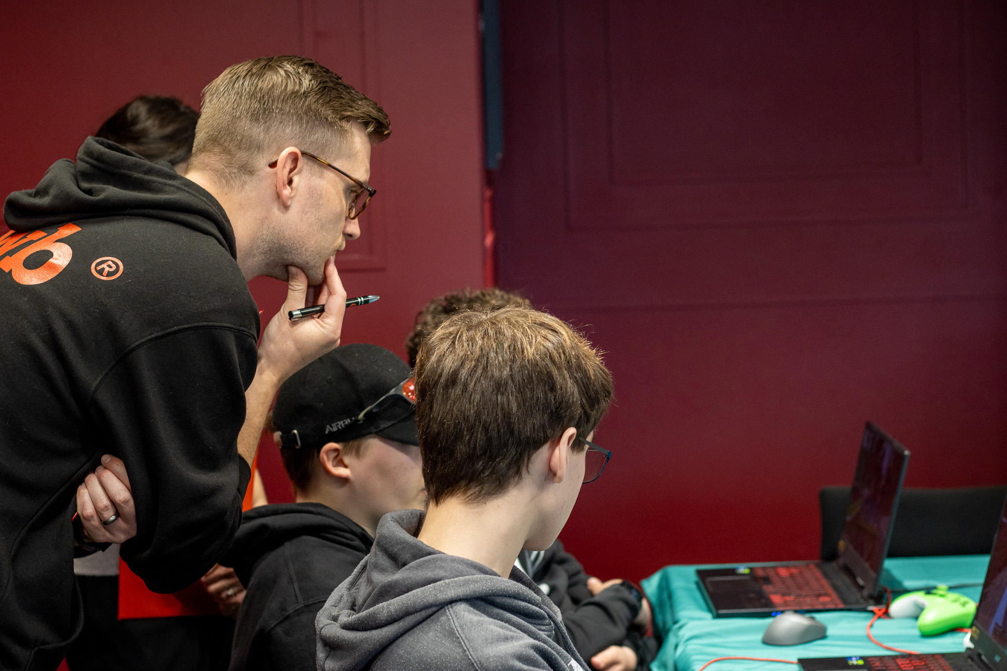 Judge at esports event