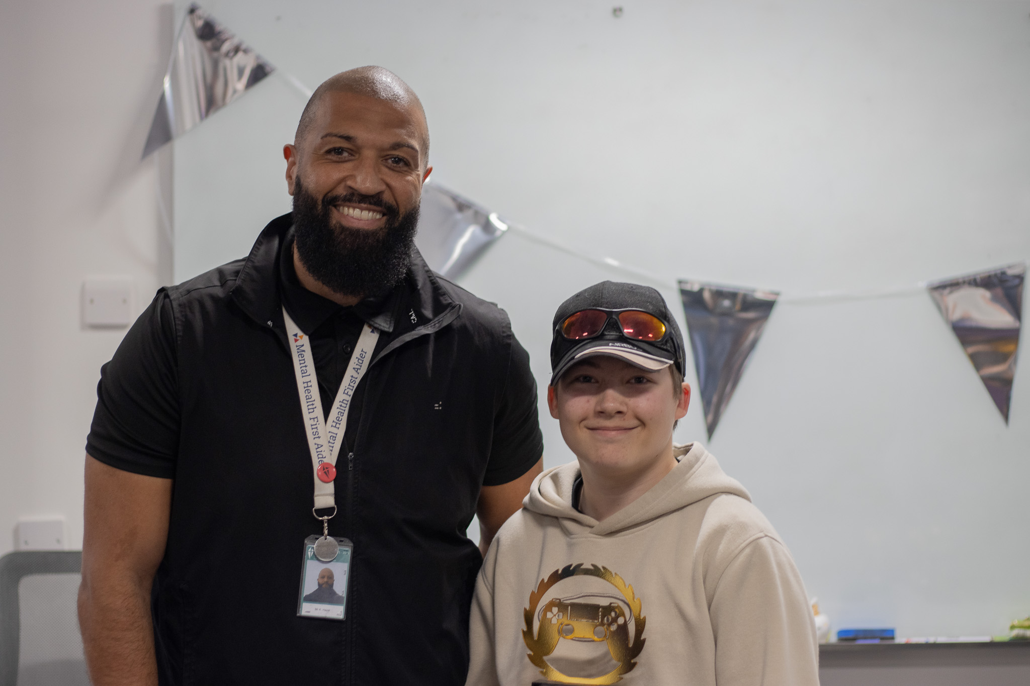 St David's Esports player getting award