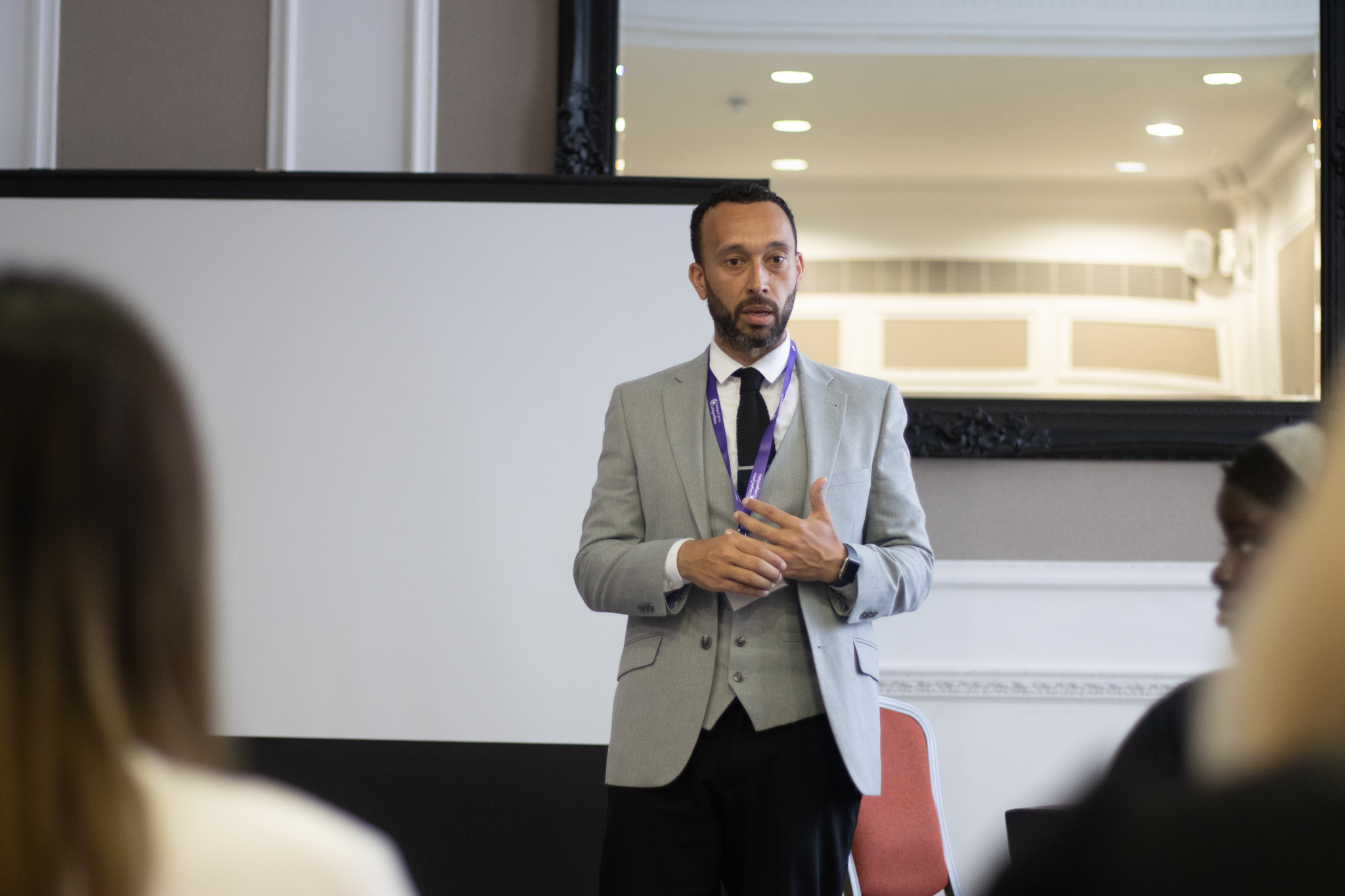 St David's Staff member speaking