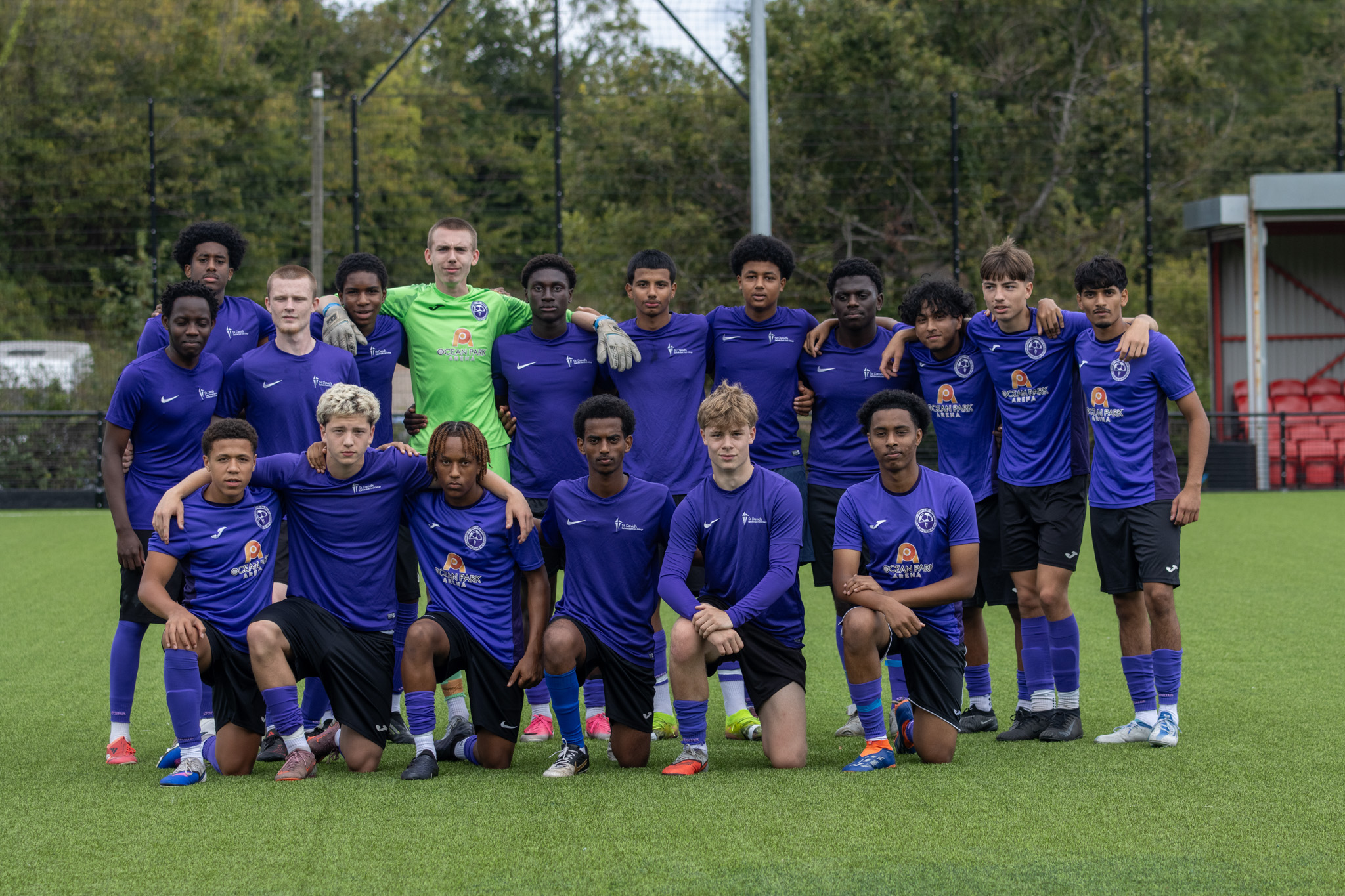 St David's College football team squad photo